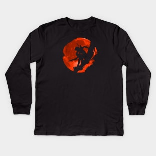 The Shadow of the Raider Kids Long Sleeve T-Shirt